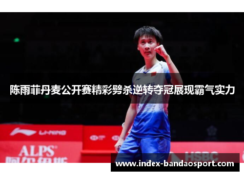 陈雨菲丹麦公开赛精彩劈杀逆转夺冠展现霸气实力